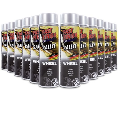 Fast Finish 12x 500ml RALLYE Felgenlack Silber [Hersteller-Nr. 292842]