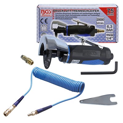 Bgs Druckluft Trennschneider + Spiralschlauch, 6 m [Hersteller-Nr. 10871451] Image