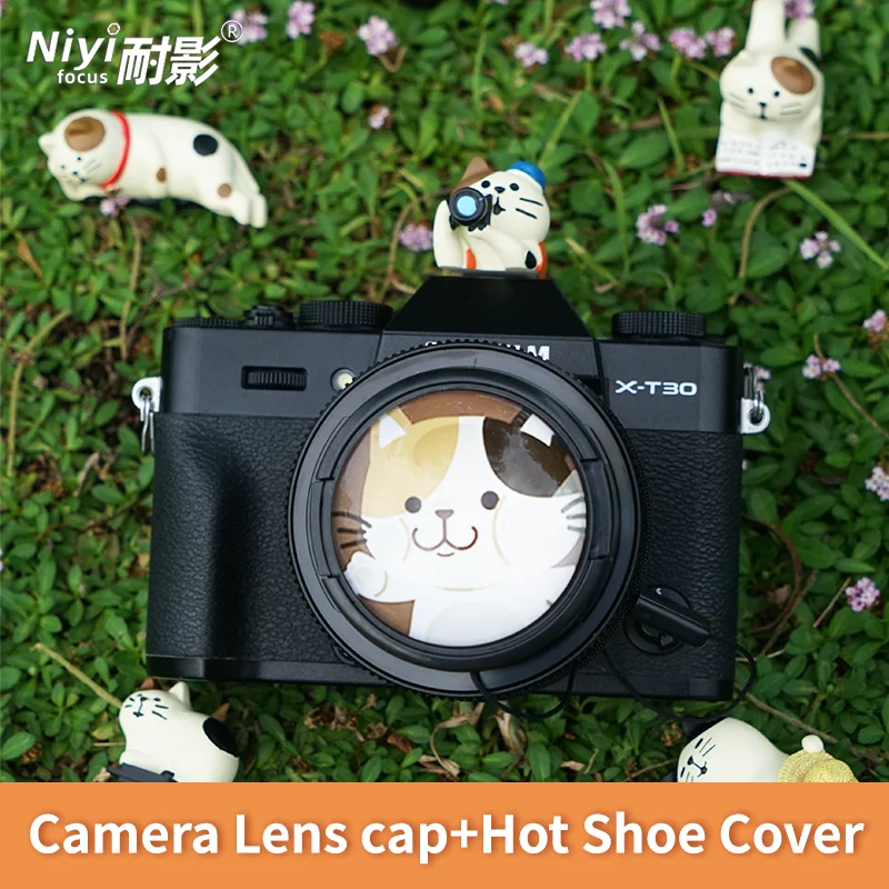 Katze Kamera Objektivdeckel Cartoon Tier Kamera Blitzschuh Abdeckung Kalten Schuh Universal Single-Objektiv Reflex Kamera Sony und Nikon