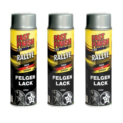 Fast Finish 3x 500ml RALLYE Felgenlack Silber [Hersteller-Nr. 292842]