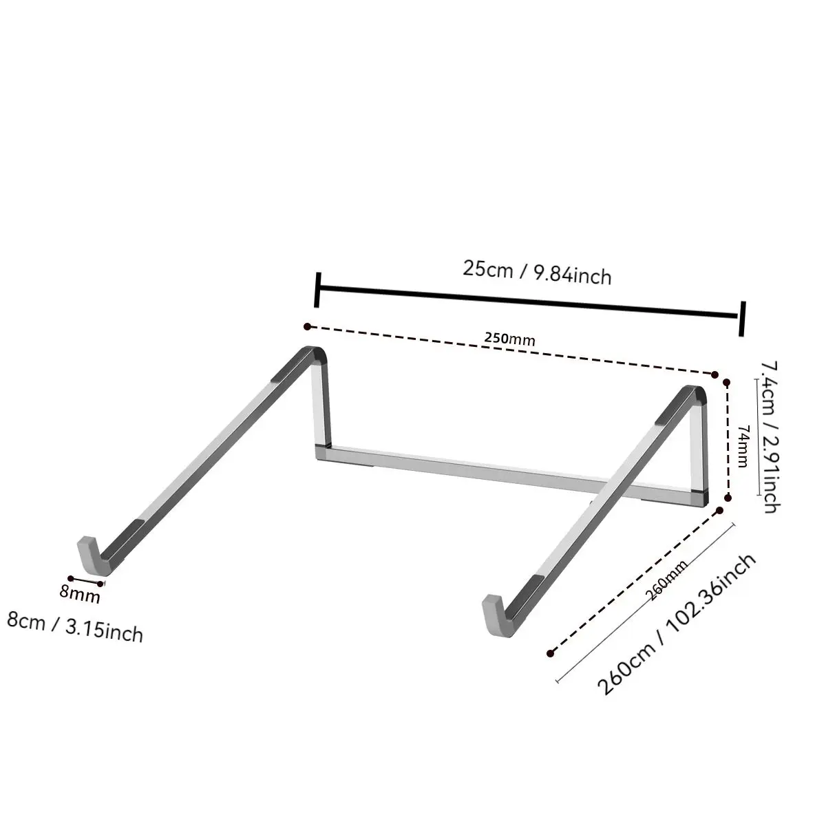 Pour Macbook pliant chaleur support d