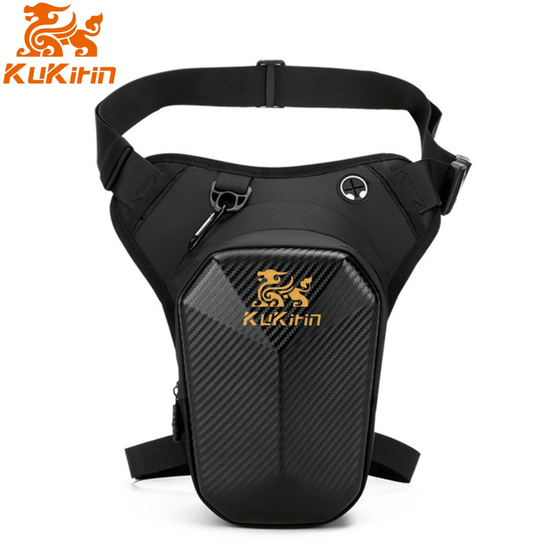 Kukirin sac latéral de jambe de moto cyclisme multifonction bandoulière EVA coque dure étanche Sports de plein air sacs de taille décontractés