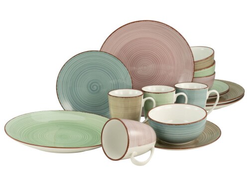 CreaTable Samba bunt Kombiservice 16-tlg Porzellan Image