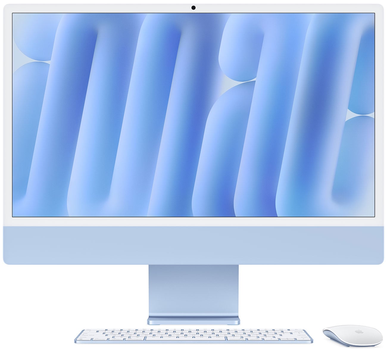 Apple 24-Inch iMac M4 10-Core 24GB RAM 512GB SSD 10-Core GPU Retina 4.5K Desktop Computer in Blue (Late 2024)