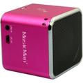 MusicMan mini Wireless Soundstation BT-X2 (MP3 Player, Bluetooth) pink