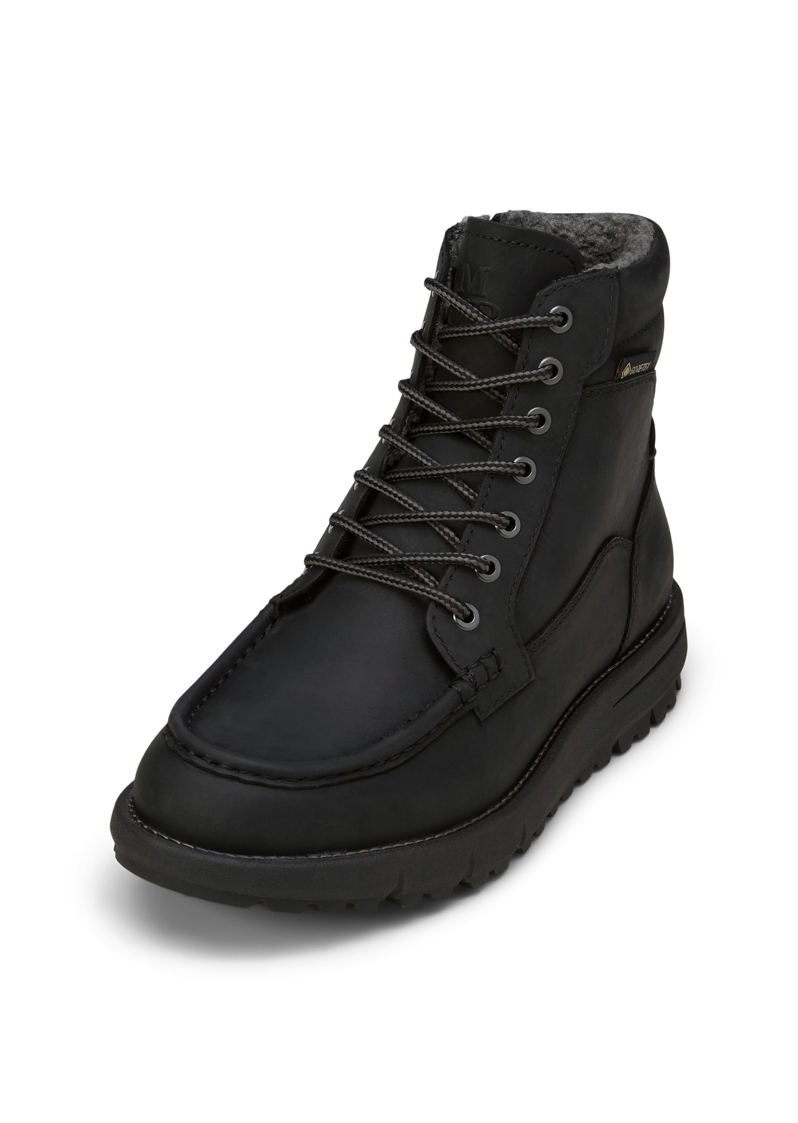 Stiefelette MARC O'POLO "mit Gore-Tex ePE Membran", Damen, Gr. 41, schwarz, Obermaterial: 100% Leder (Rind), unifarben, Schuhe Stiefelette