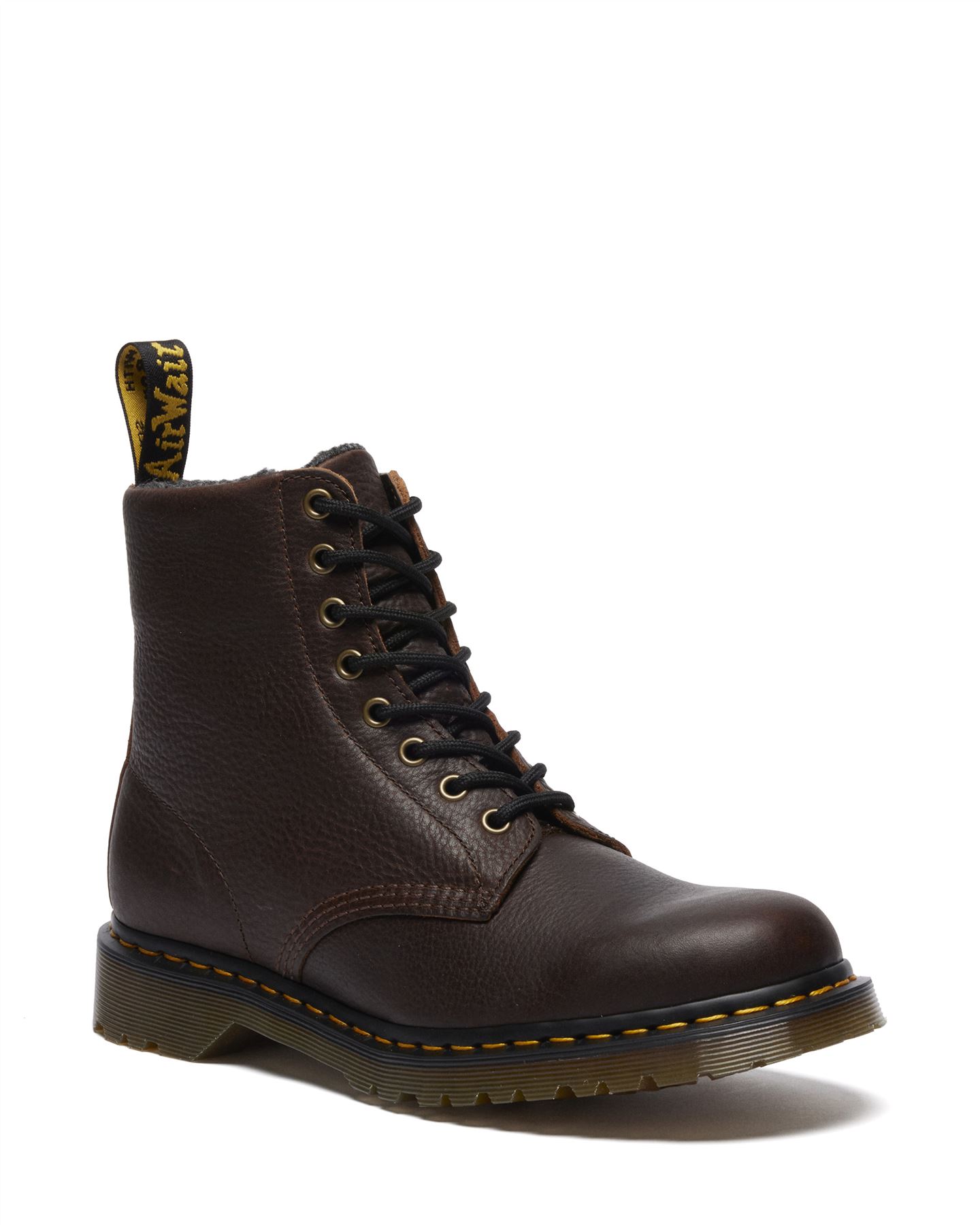 Dr. Martens 1460 Pascal Warm Lined 8 Eye Lederbraune Stiefel