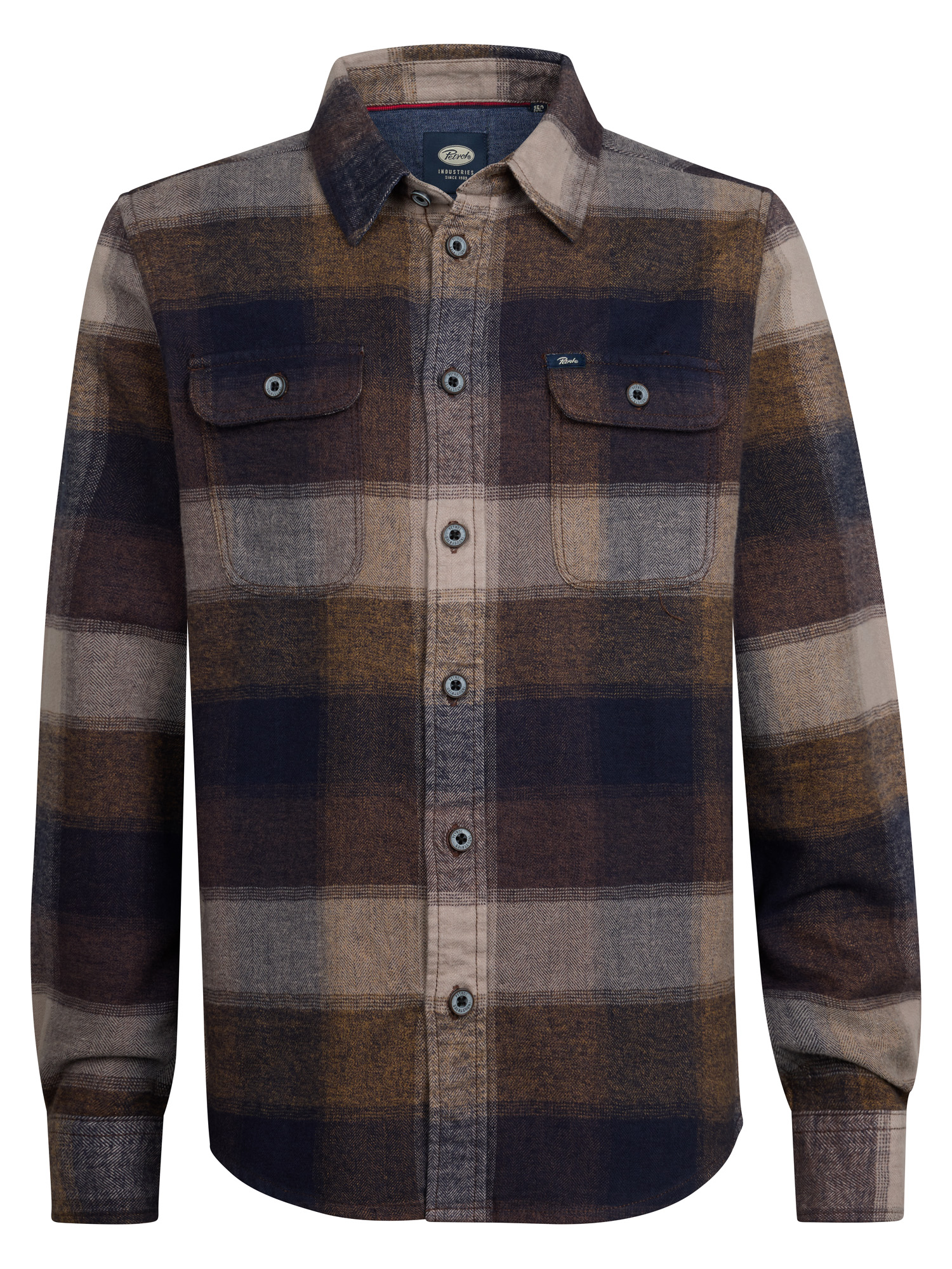 Petrol Industries - Kariertes Hemd Clackamas Jungen - Braun Image