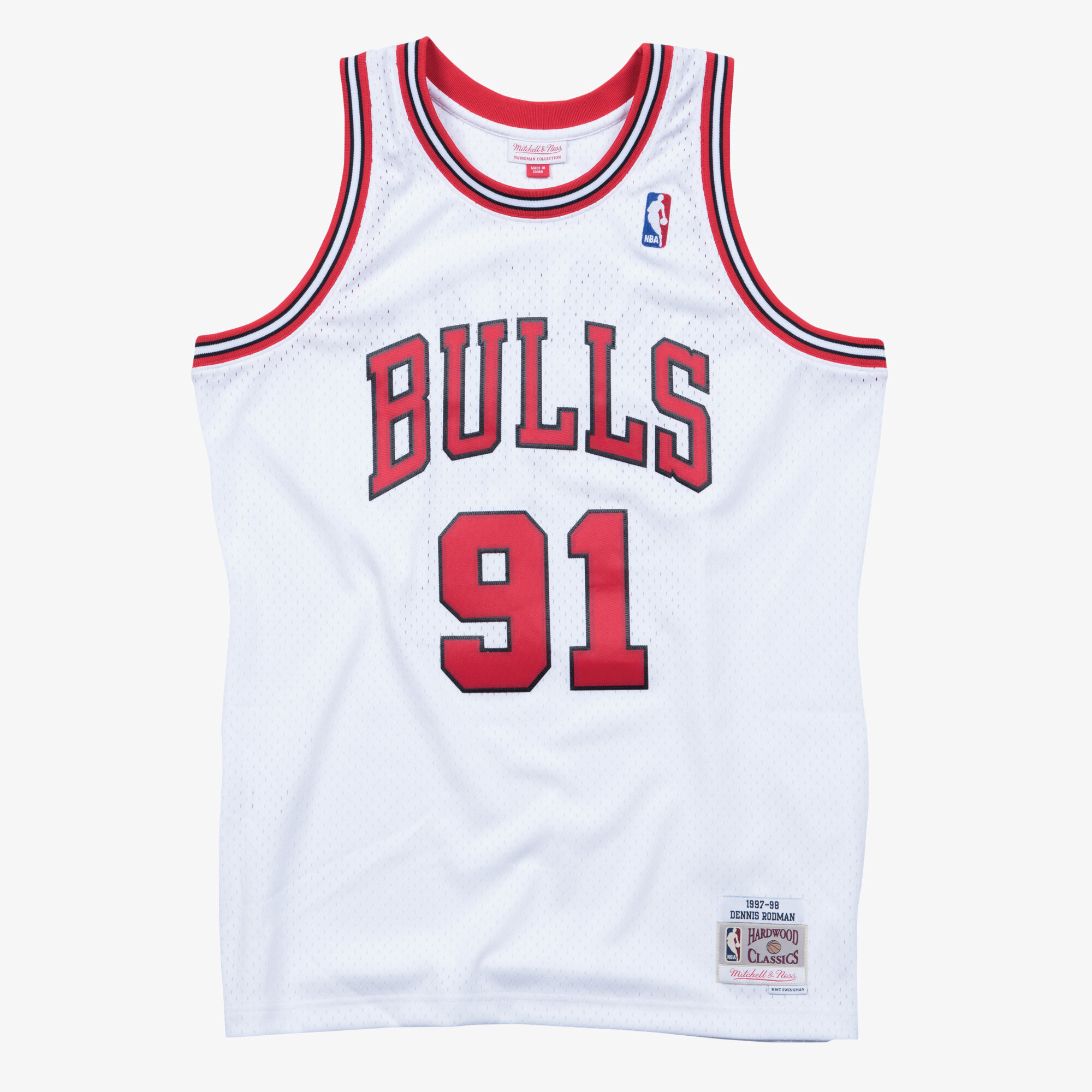 Chicago Bulls Mitchell & Ness Swingman-Trikot (Auswechselspieler) Dennis Rodman 1997–98 Image