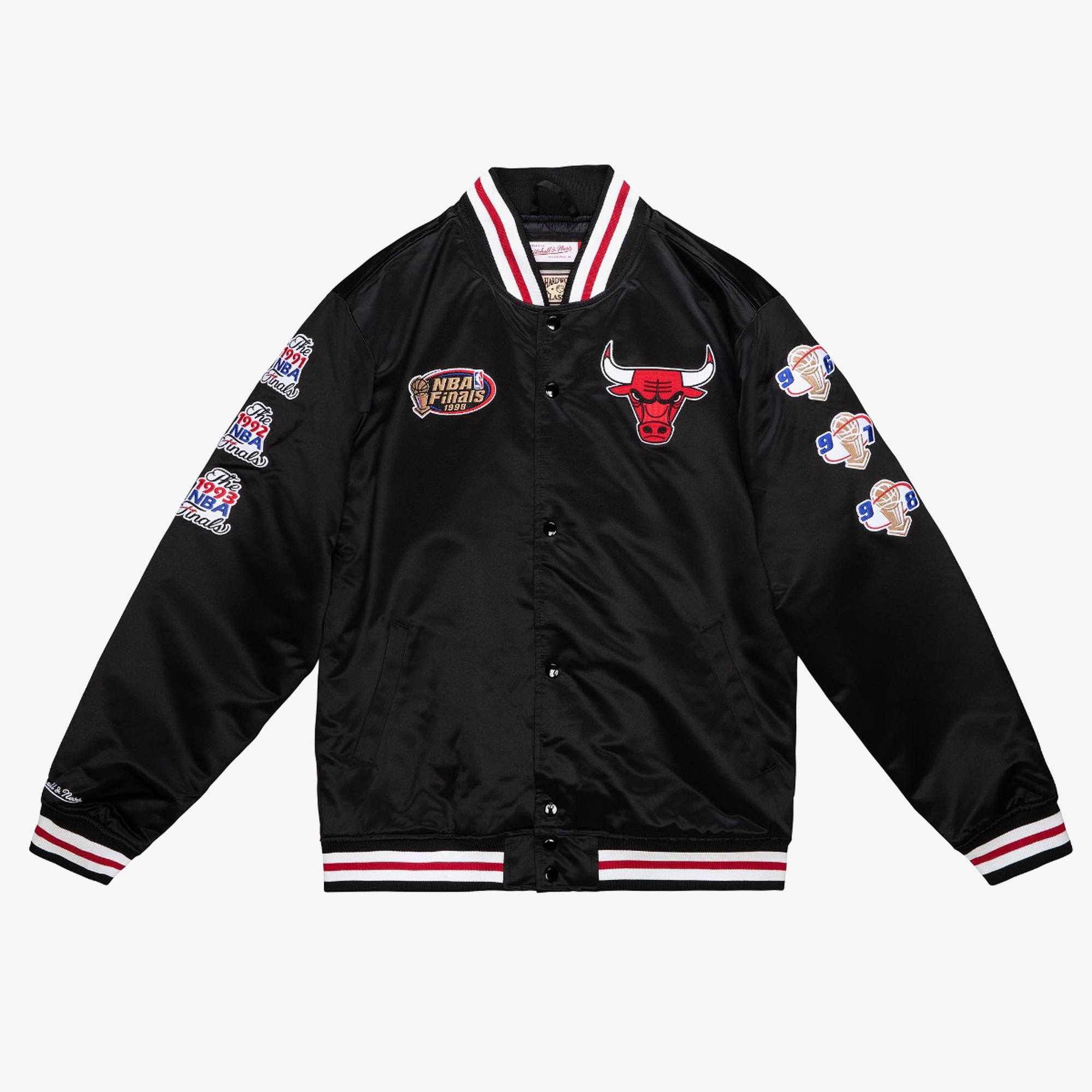 Chicago Bulls Mitchell & Ness Champ City Satinjacke Image