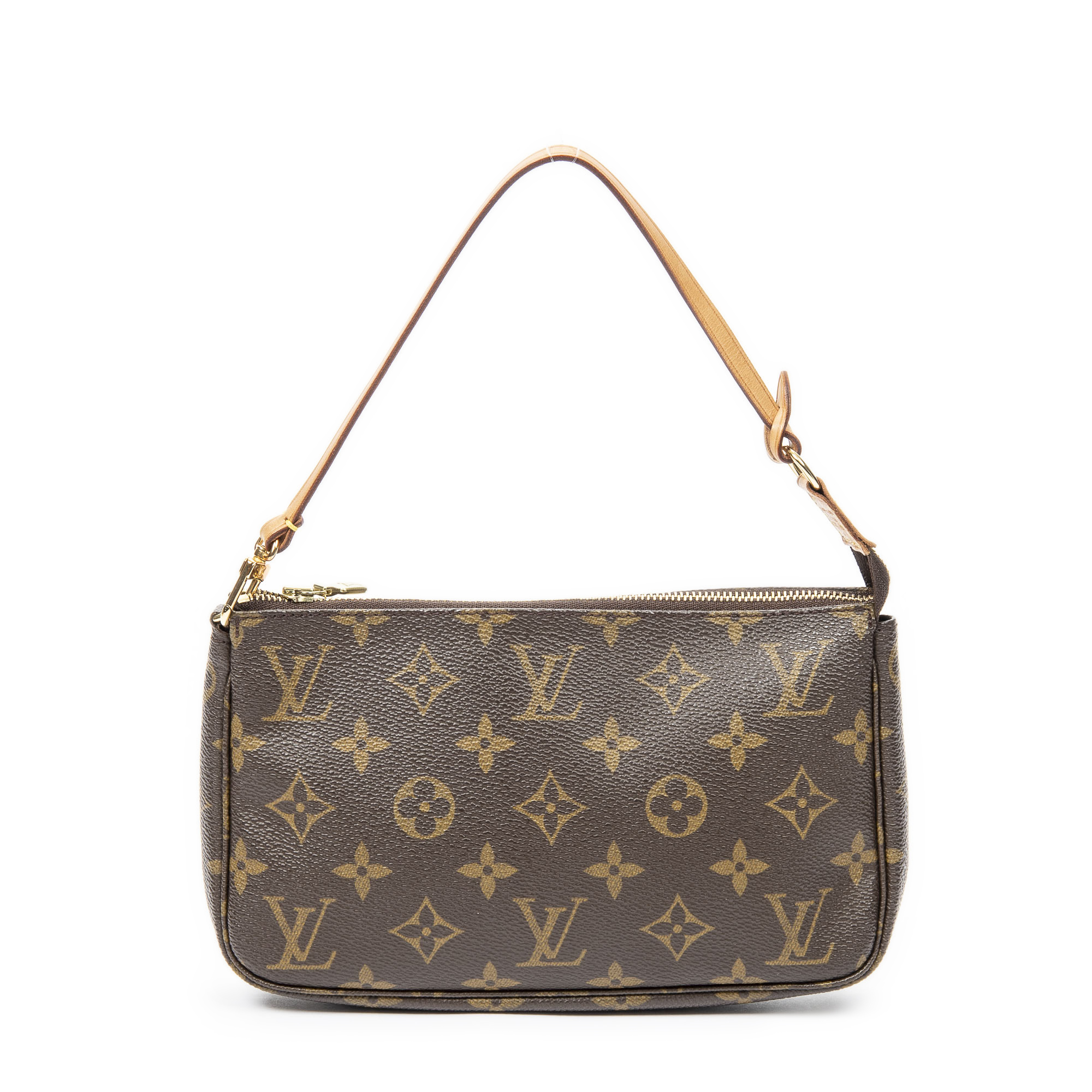 Louis Vuitton Pre-owned Womens Pumpkinpendantnecklace Pouch - Brown - One Size | Louis Vuitton Pre-owned Sale | Discount Designer Brands