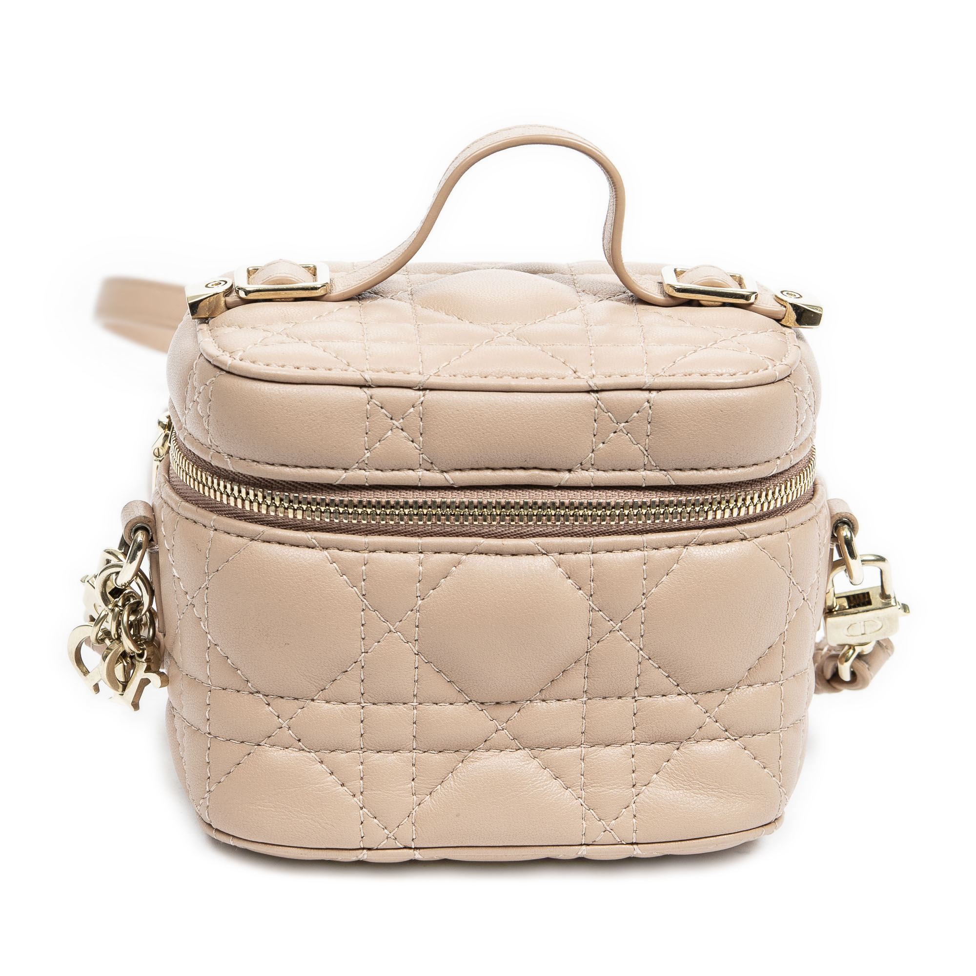Dior Pre-owned Womens Micro Lady Vanity Case Shoulder Bag - Beige - One Size | Dior Pre-owned Sale | Discount Designer Brands