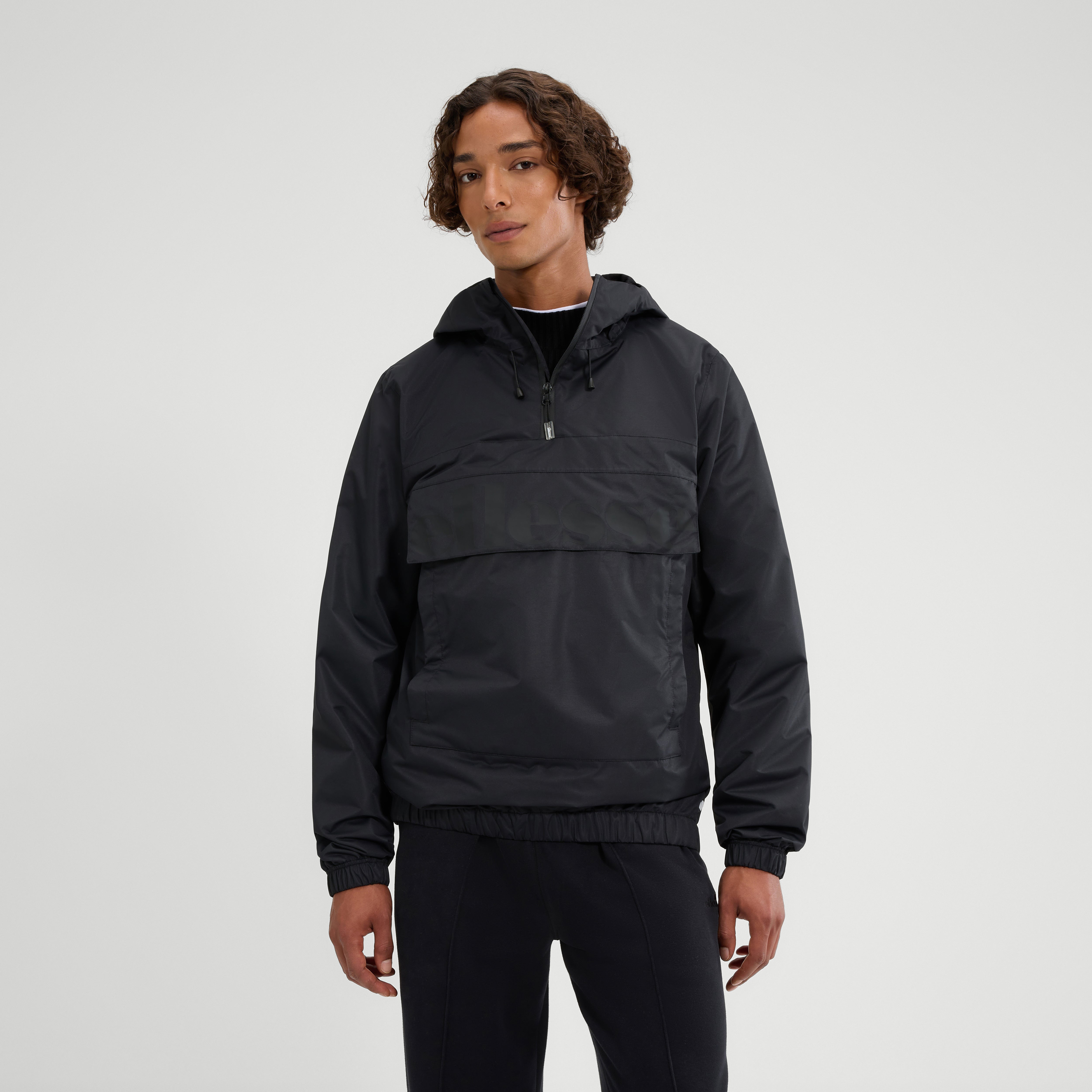 Ellesse Mens All Terrain Mont OH Jacket - Black - Size Medium | Ellesse Sale | Discount Designer Brands