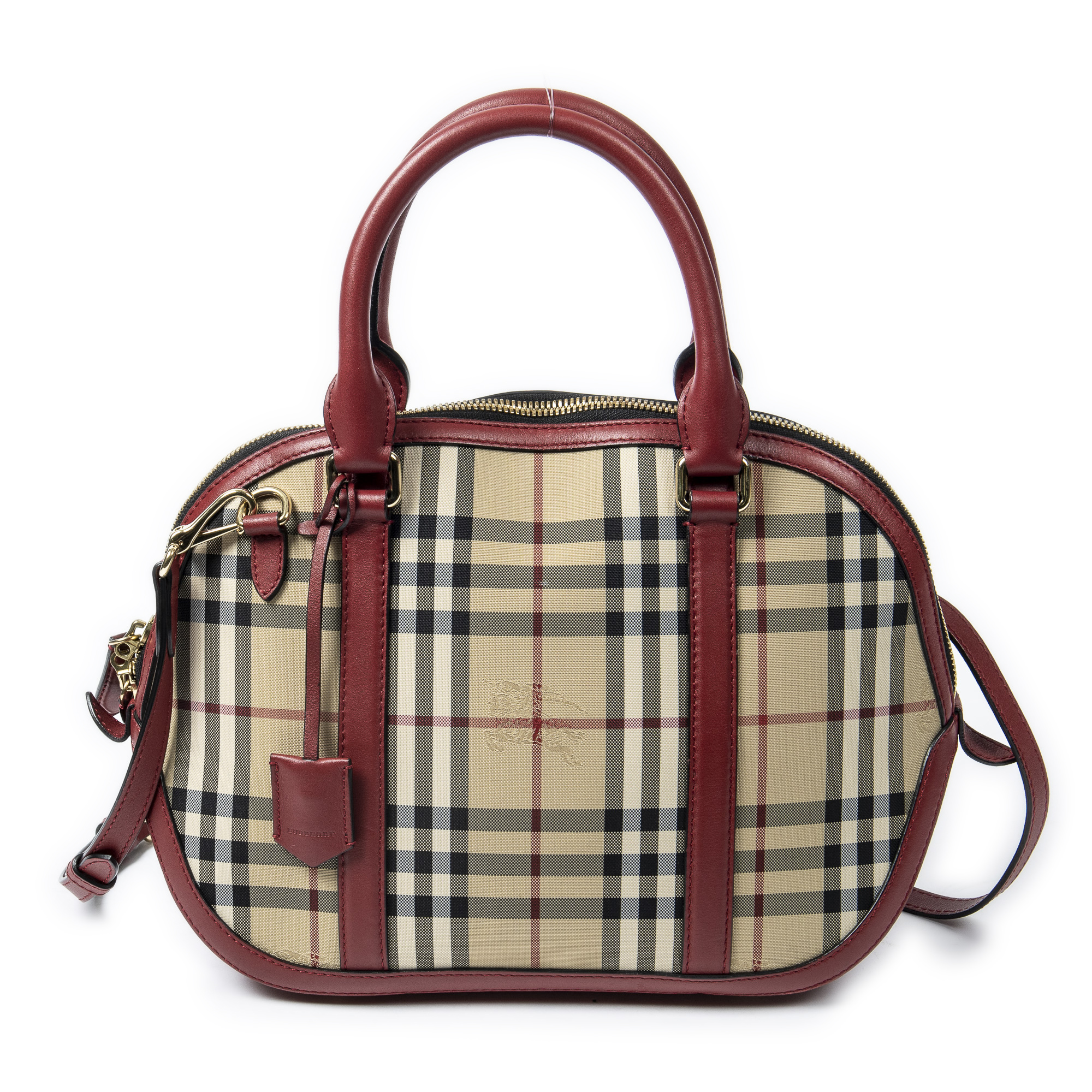 Burberry Pre-owned Womens Orchard Bowling Bag Shoulder Bag - Beige - One Size | Burberry Pre-owned Sale | Discount Designer Brands