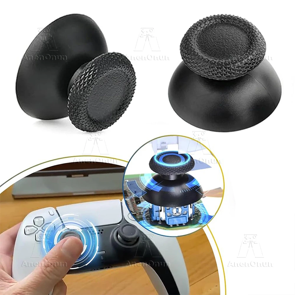 PS5 Controller Thumbstick Premium Ersatzteile Anti-Verschleiß Rutschfestes ABS + Gummi Joystick Analog Stick Langlebiges Zubehör Image