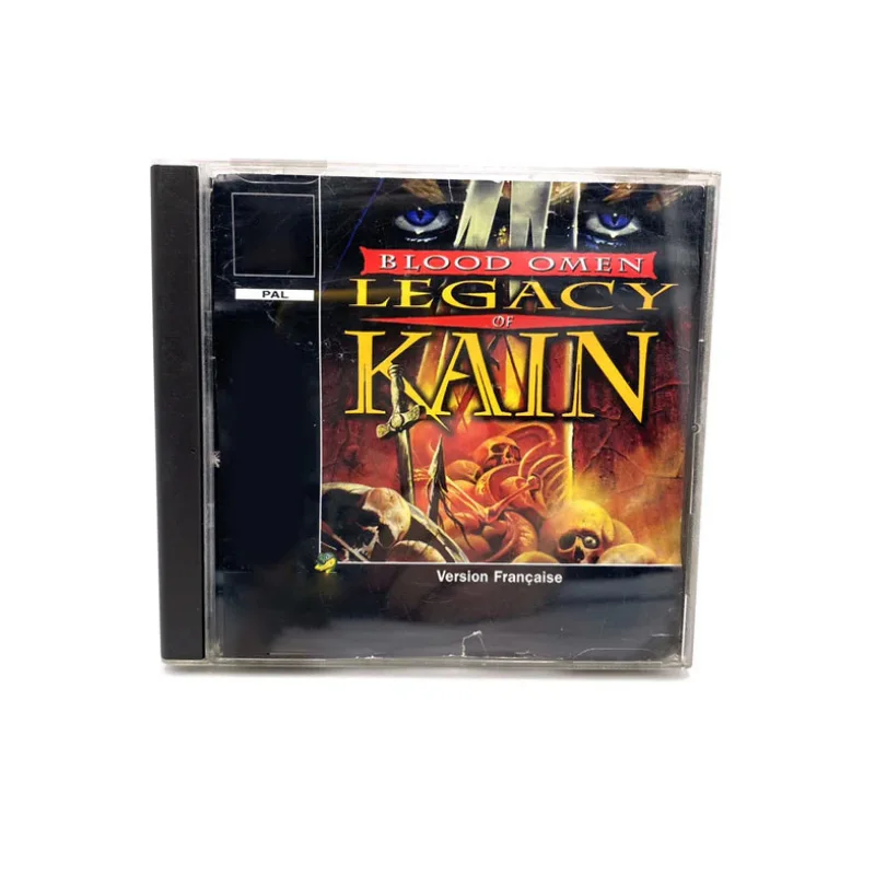 PS 1 Blood Omen Legacy Of Kain PAL Copy Disc Game Black Bottom Unlock Console Station 1 Retro Optical Driver Video Game Part