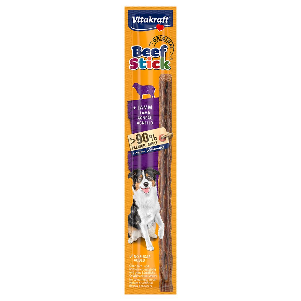 50x12g Lamb Beef Stick® Vitakraft Dog Snacks
