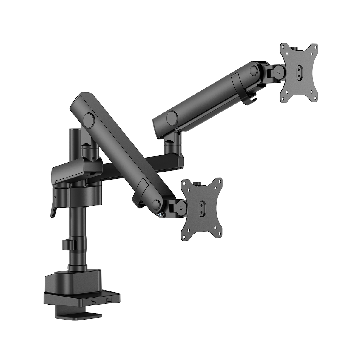 KIMEX - PC-Monitorhalterung mit mechanischer Feder 2 PC-Monitore 17"-35" Image