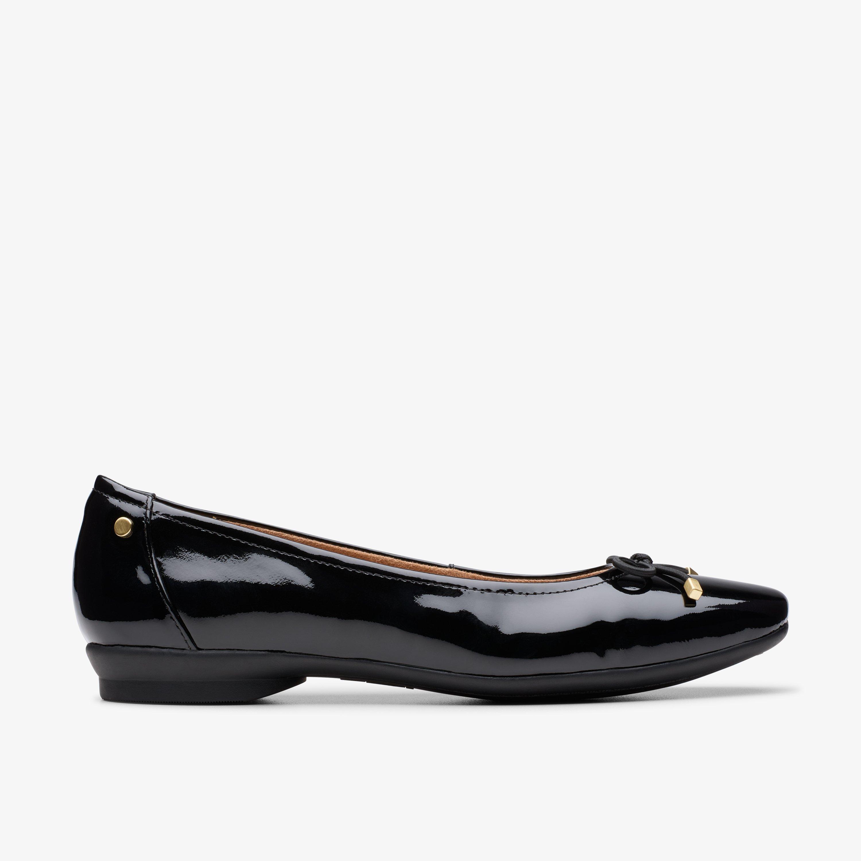 Candra Licht Schwarze Lackschuhe EU 40 / UK 6,5