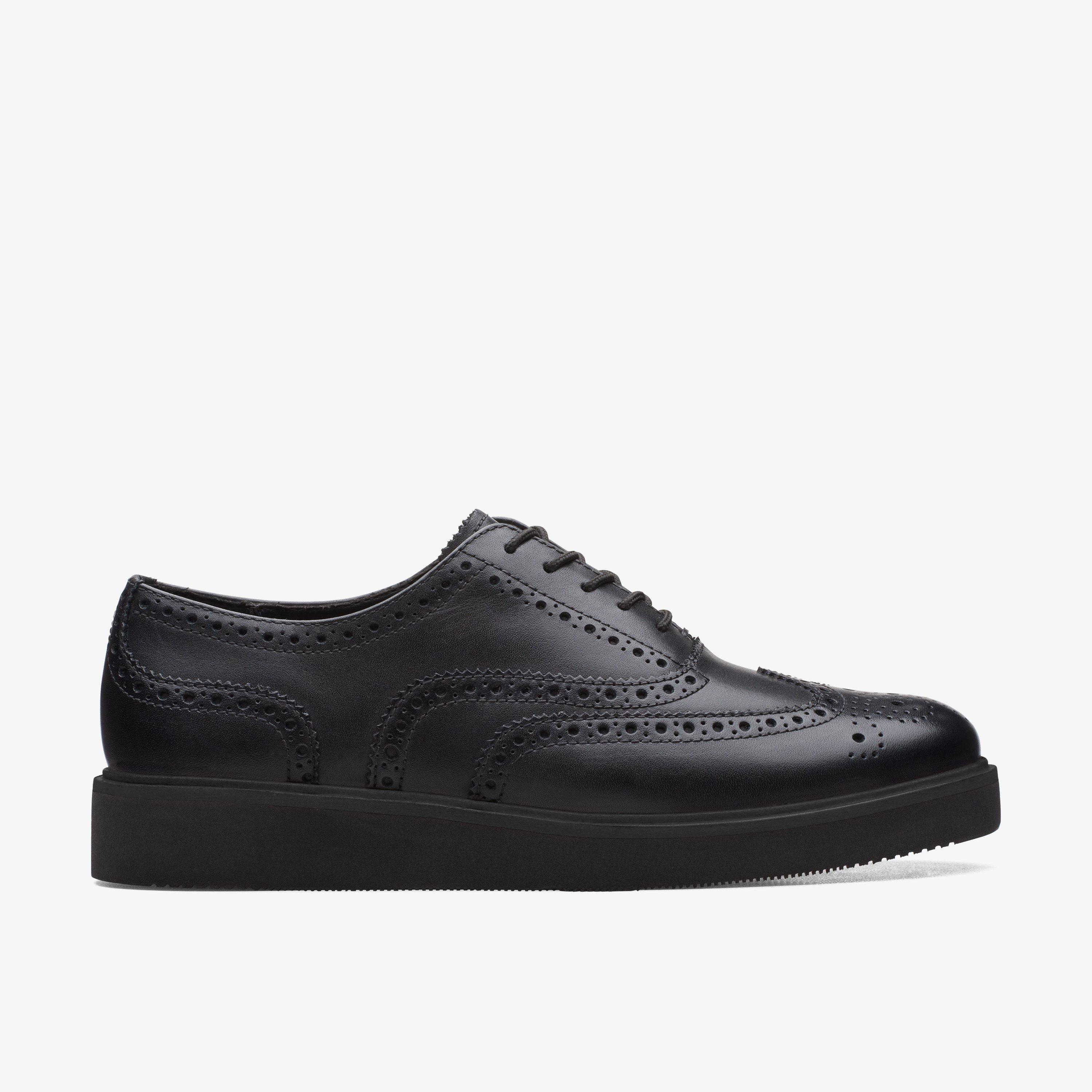 Glickly Brogue 2 Schwarze Lederschuhe