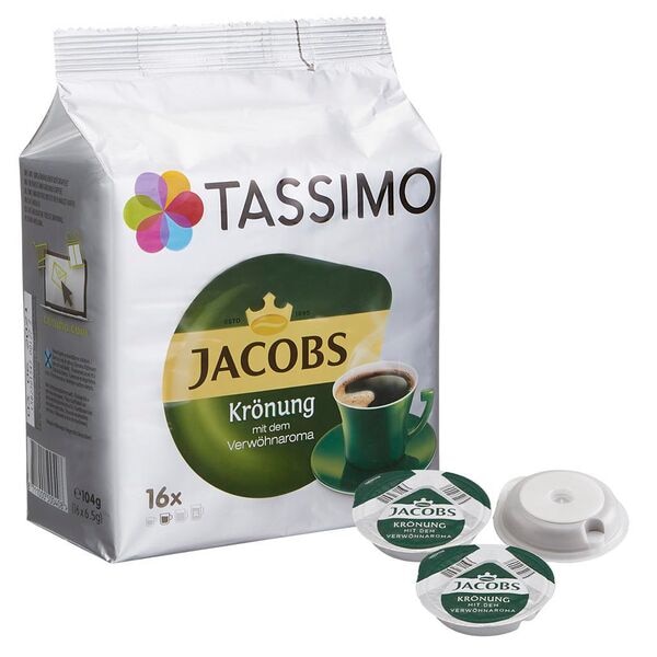 Tassimo Kaffeediscs JACOBS Krönung 16 Portionen Image