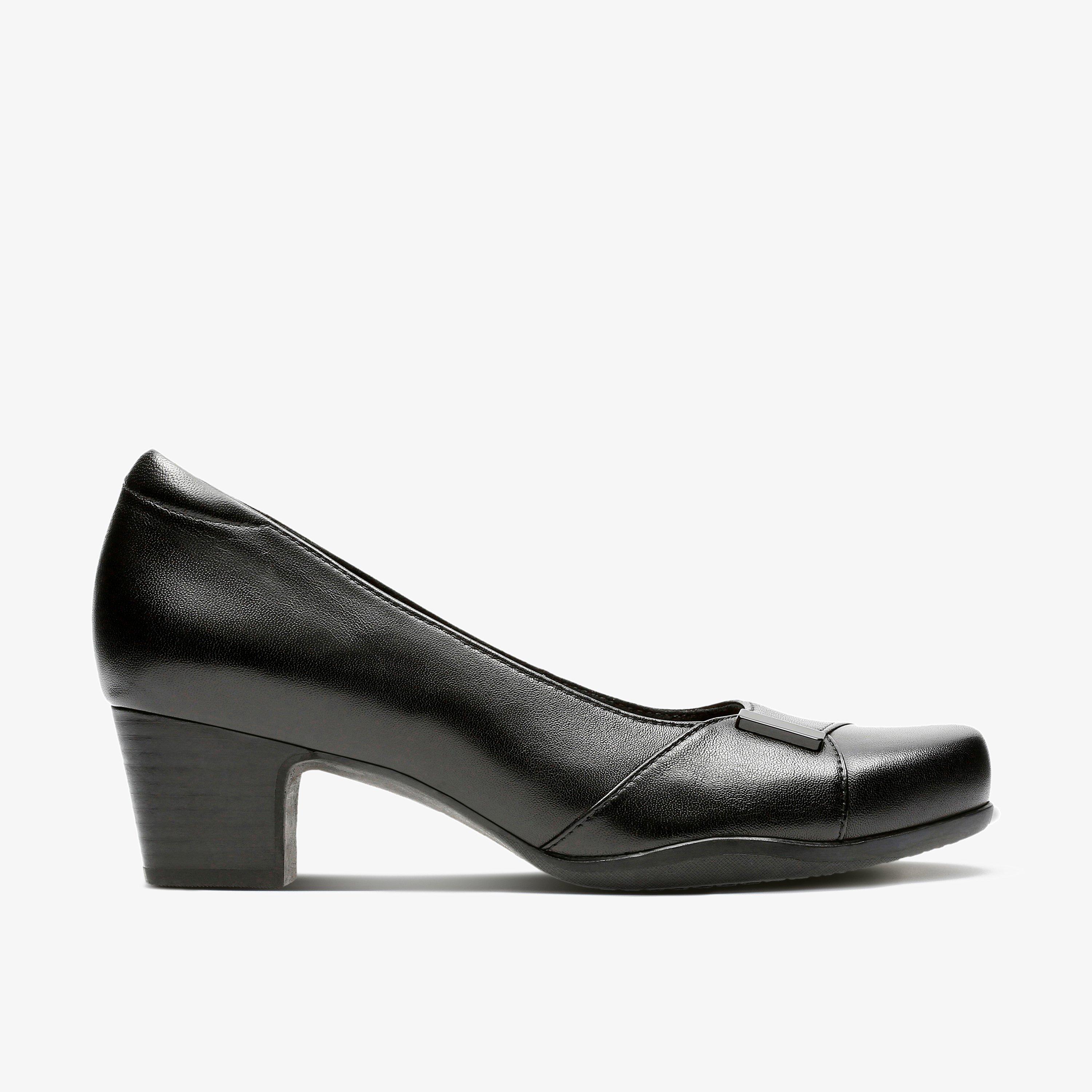 Rosalyn Belle Schwarze Leder Schuhe EU 36 / UK 3