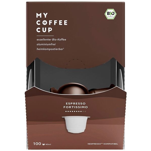 MY COFFEE CUP Kaffeekapseln ESPRESSO FORTISSIMO 100 Portionen Image