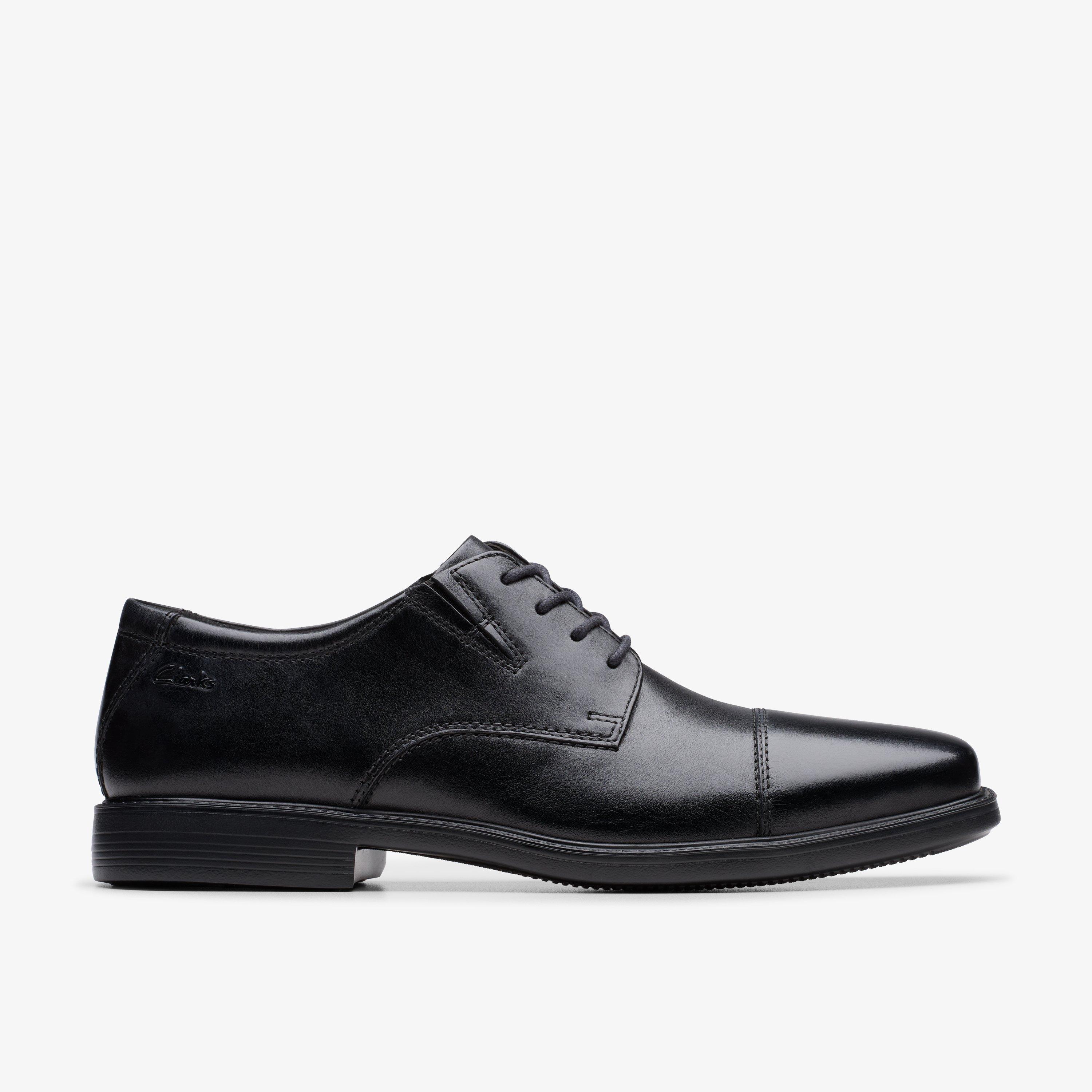 Cosgrove Kappe Schwarze Lederschuhe EU 44 / UK 9.5