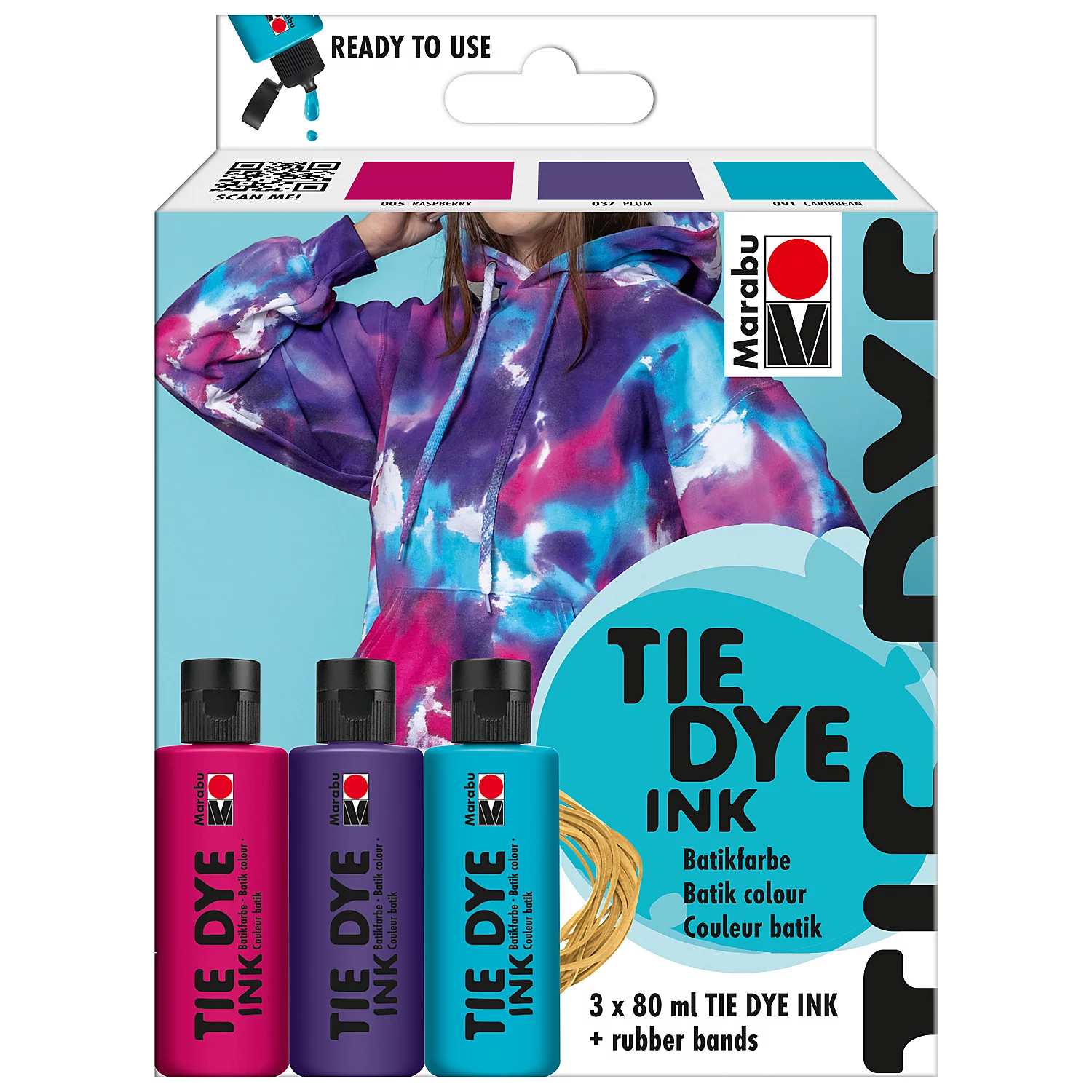 Batik-Farben Set Trend, 3x 80 ml Image