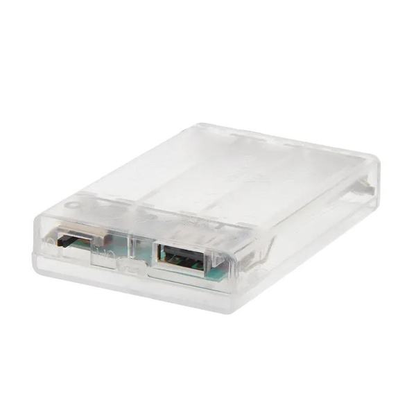 Kurt S. Adler 85615 - 2x3" Empty 3 "AA" Battery Box With USB Connection & Timer