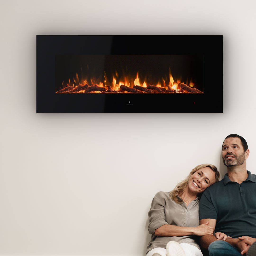 Noble Flame EVOKE 1830 Schwarz [Elektro Wandkamin]