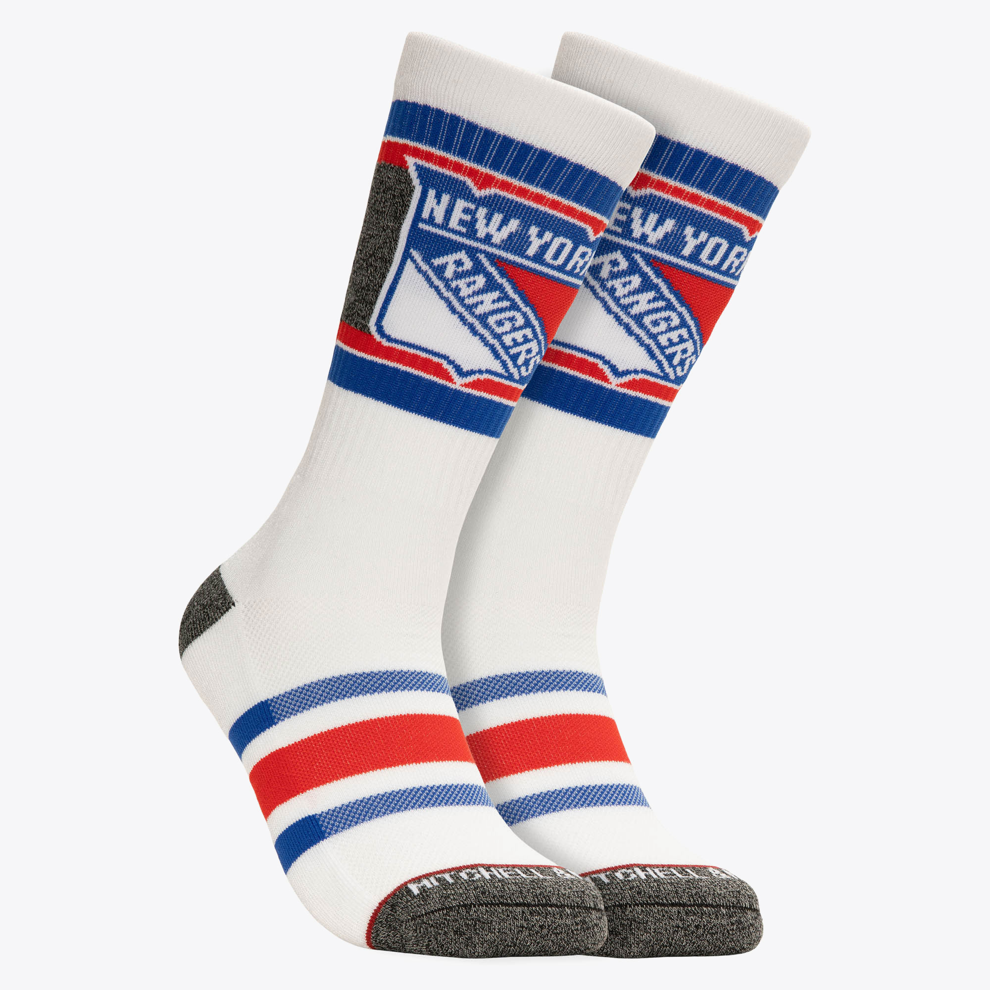 New York Rangers Mitchell & Ness Cross Bar Crew Socken Image