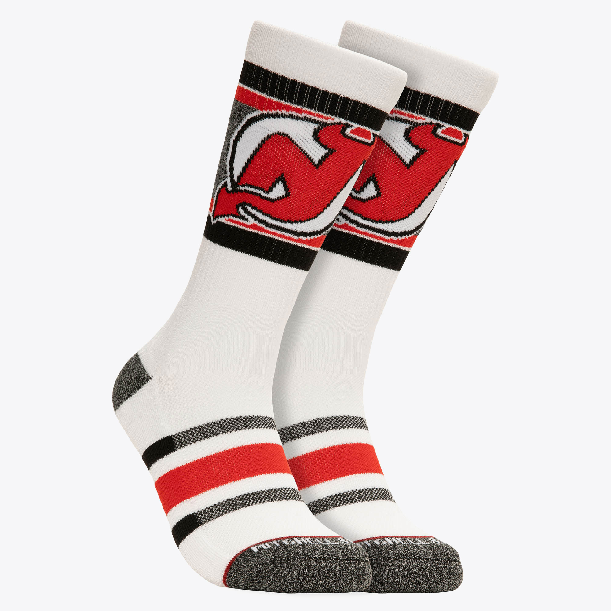 New Jersey Devils Mitchell & Ness Cross Bar Crew Socken Image