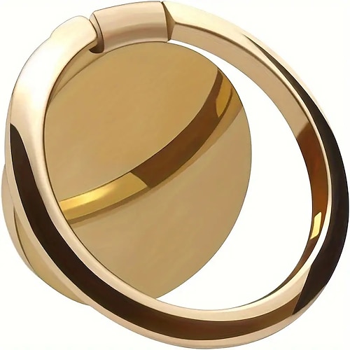 Ringhalterung, ultradünne, drehbare Smartphone-Halterung, universelle Autohalterung aus Metall mit Griffen, wasserdichte Handy-Ringhalterung für Mobiltelefone