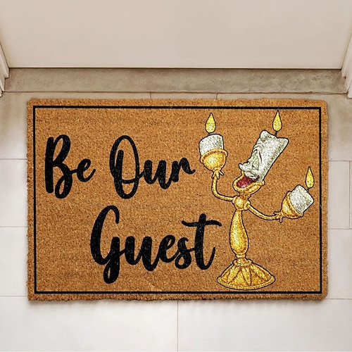 Fußmatte, strapazierfähig, schmutzabweisend, pflegeleicht, einladender Teppich für Eingangsbereich, Flur, Küche, Veranda – ideal als Dekoration für Ihr Zuhause. Image