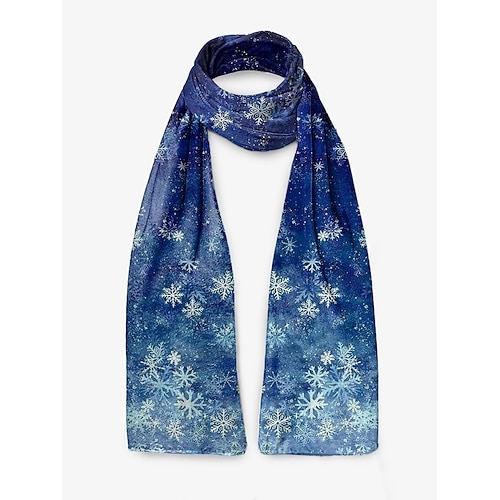 Weihnachtlicher Samtschal für Damen – weicher, flauschiger Stoff mit verschiedenen festlichen Motiven, perfekt für die Feiertage und die Wintermode. Image