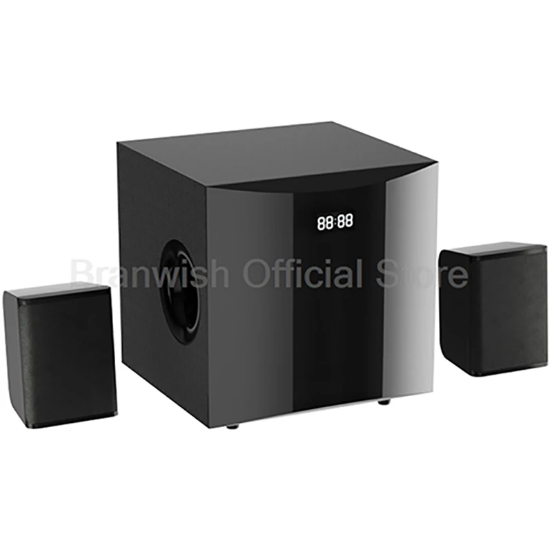 4 Zoll 31W Hochleistungs-Bluetooth-Lautsprecher Subwoofer 2,1 Sound box Verstärker Heimkino Heimkino 360 ° Soundsystem PC Audio Set Image