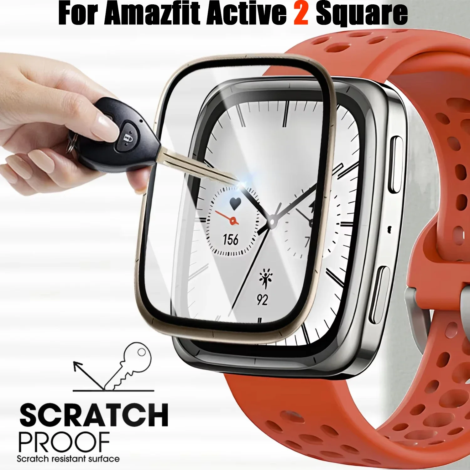 1-5PCS Schutz Film Für Amazfit Aktive 2 Platz HD Screen Protector Anti-scratch Filme Für amazfit Active2 Platz Zubehör Image