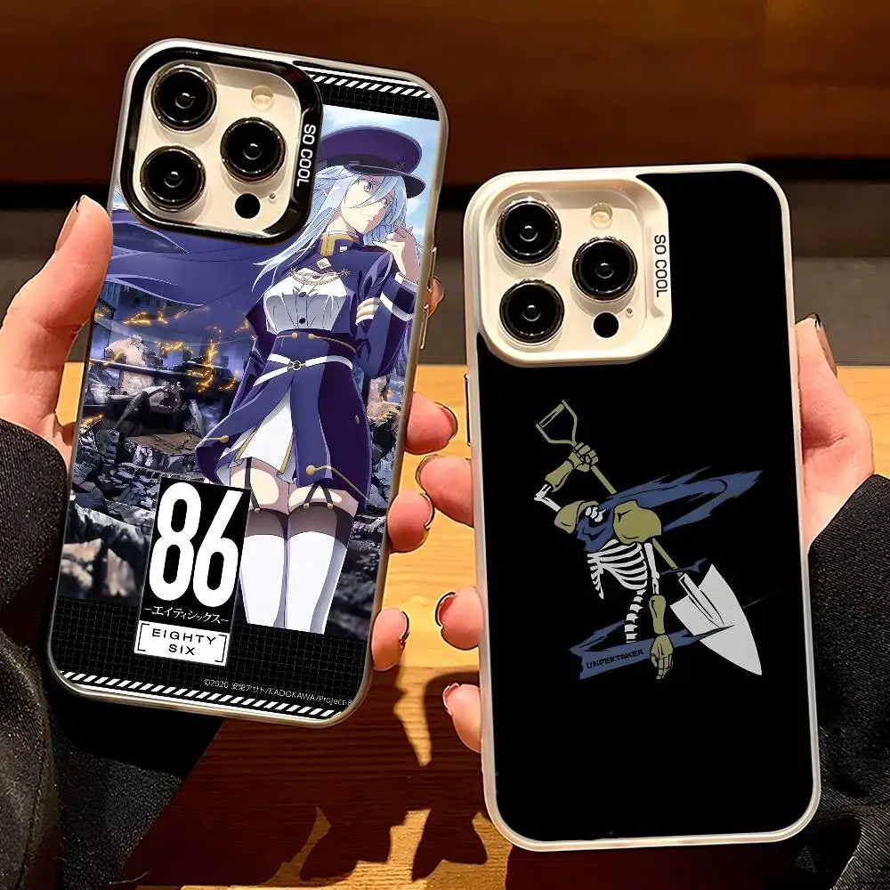 Anime kawayii 86 e-Eighty Six Handyhülle für Apple 11 12 13 14 15 16 Pro Max Plus Schutzbeschichtung erweiterte Handyhülle Image