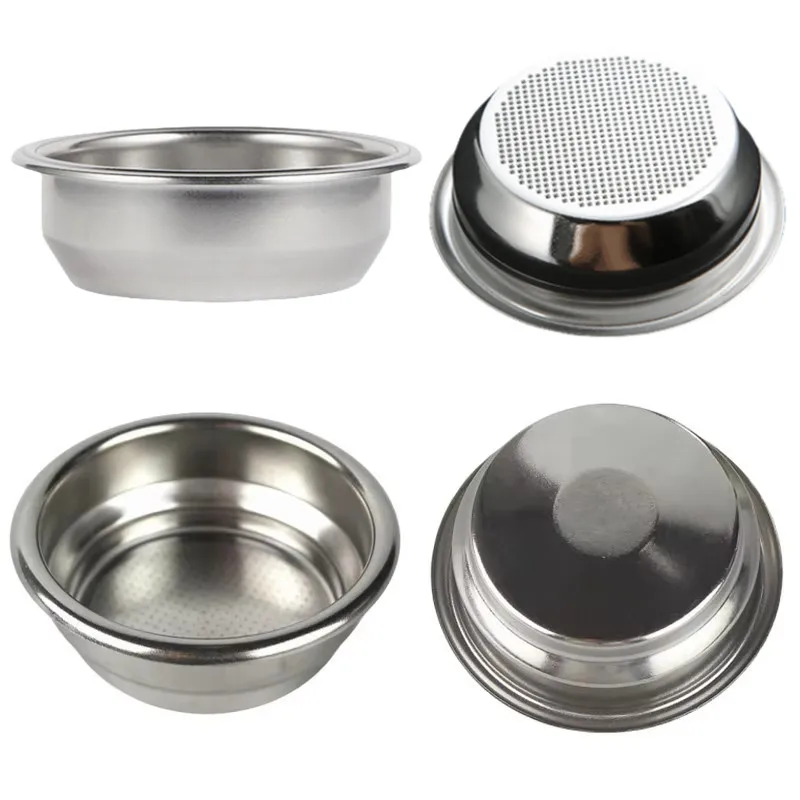 18g 58mm Kaffee Filter Korb Für WELHOME Kaffeemaschine Nicht/Unter Druck 58mm 1/2 Tasse Korb Siebträger espresso Werkzeuge Barista