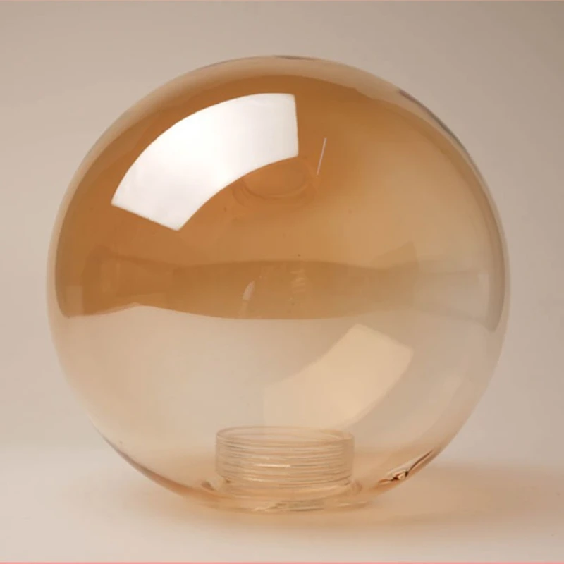 Lampenschirm aus Glas, E27, elektrische Lampenfassung, Kugel-Lampenschirm für Pendelleuchten, Wandlampen