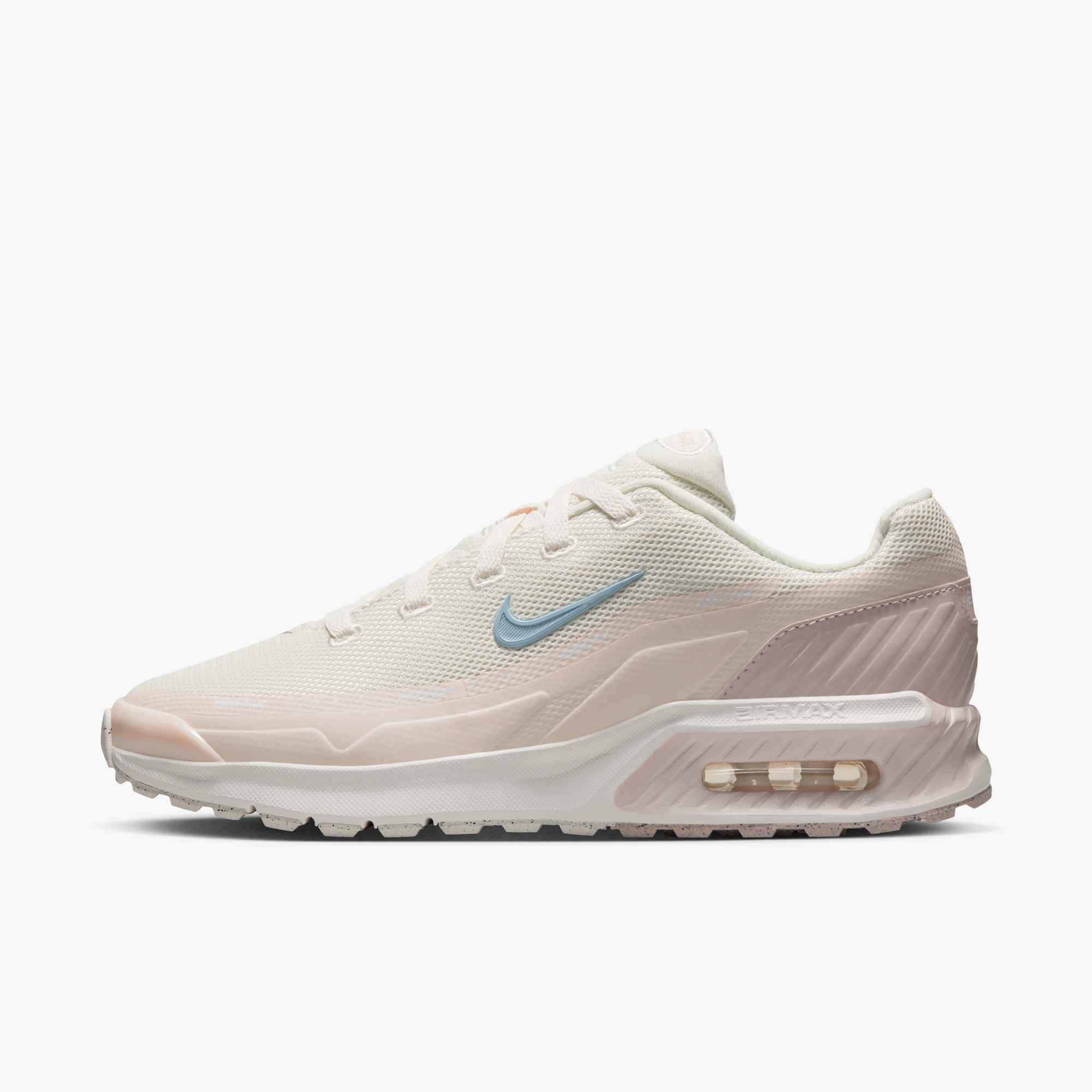 Sneaker NIKE SPORTSWEAR "AIR MAX BIA", Damen, Gr. 40,5, pale ivory, lt armory blau, silt rot, sail, Schuhe Sneaker