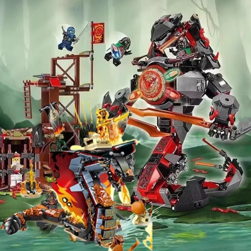 Dawn of Lron Doom Snake Dragon Modellbausteine Minifiguren Stadtspielzeug Geschenk für Jungen Image