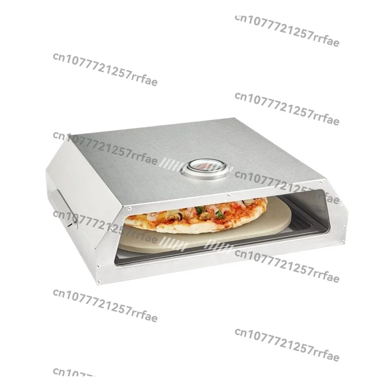 Pizzaofen, Edelstahlbackofen, einfacher tragbarer Pizzaofen für den Außenbereich Image