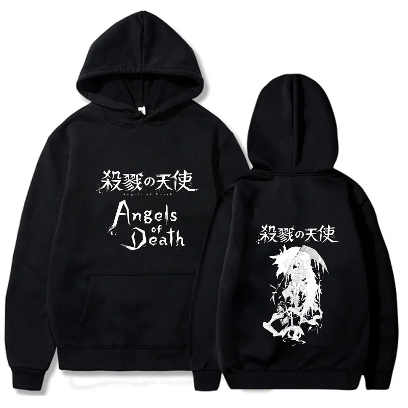 2025Angels of Death Frühling Herren Hoodie Vintage Unisex Pullover Männer Vintage Grafik Hoody Tops Oversize Streetwear Kleidung Image