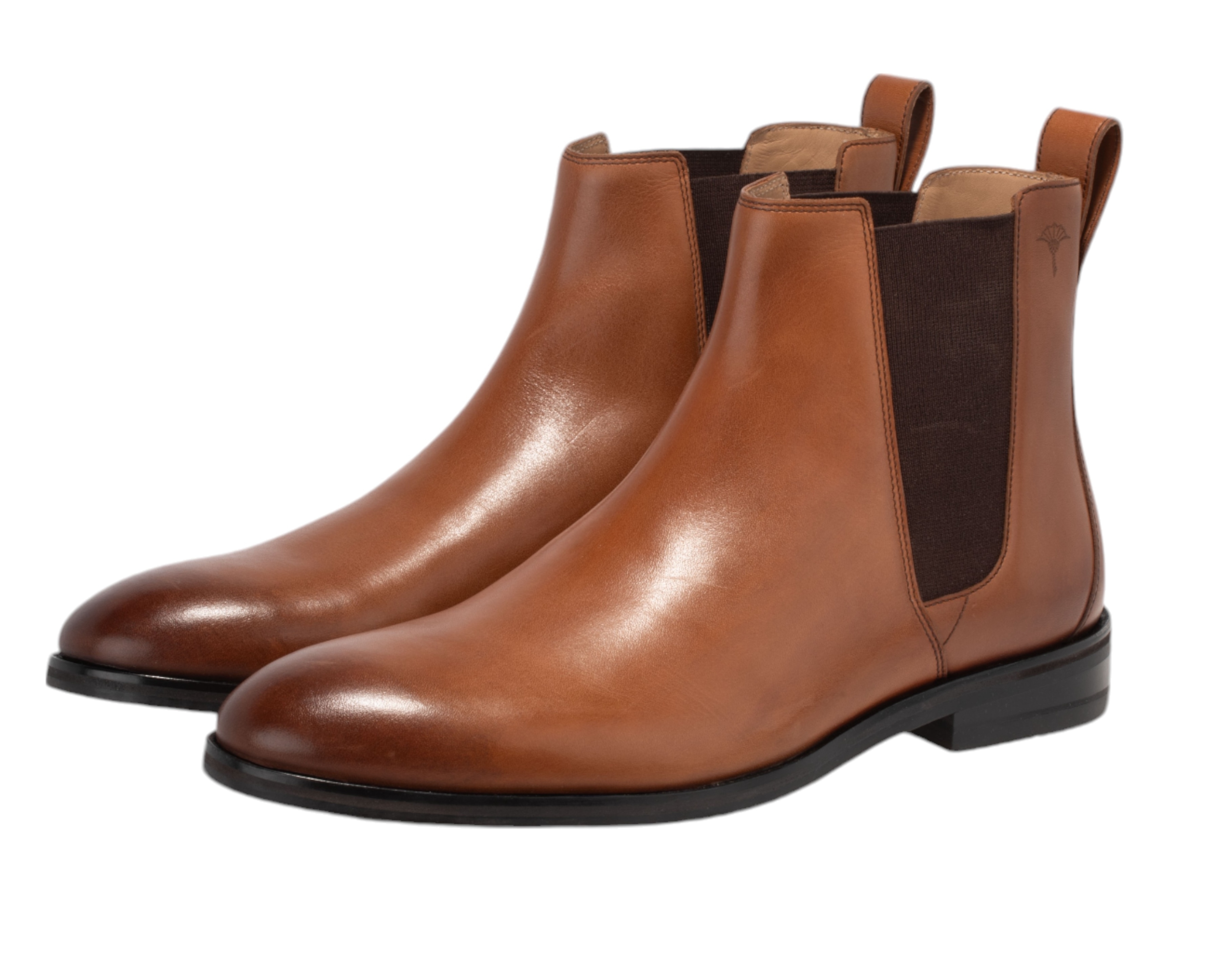 Stiefel JOOP "pero 1.0 kleitos chelsea boot mce", Herren, Gr. 42, cognac, Rindsleder, Schuhe Stiefel
