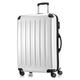 HAUPTSTADTKOFFER - Alex - Luggage Suitcase Hardside Spinner Trolley 4 Wheel Expandable, 75cm, white