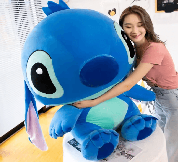 CuddleStitch Giant Plush Toy Couple Set blue Dog 45cm