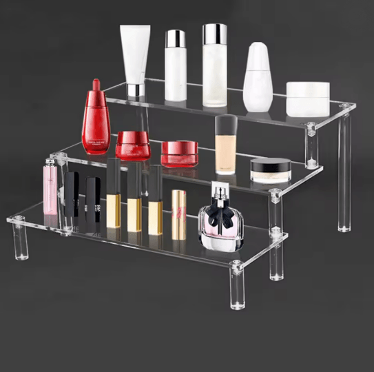 Acrylic Display Stand Organizer 20x8cm 2 Layer