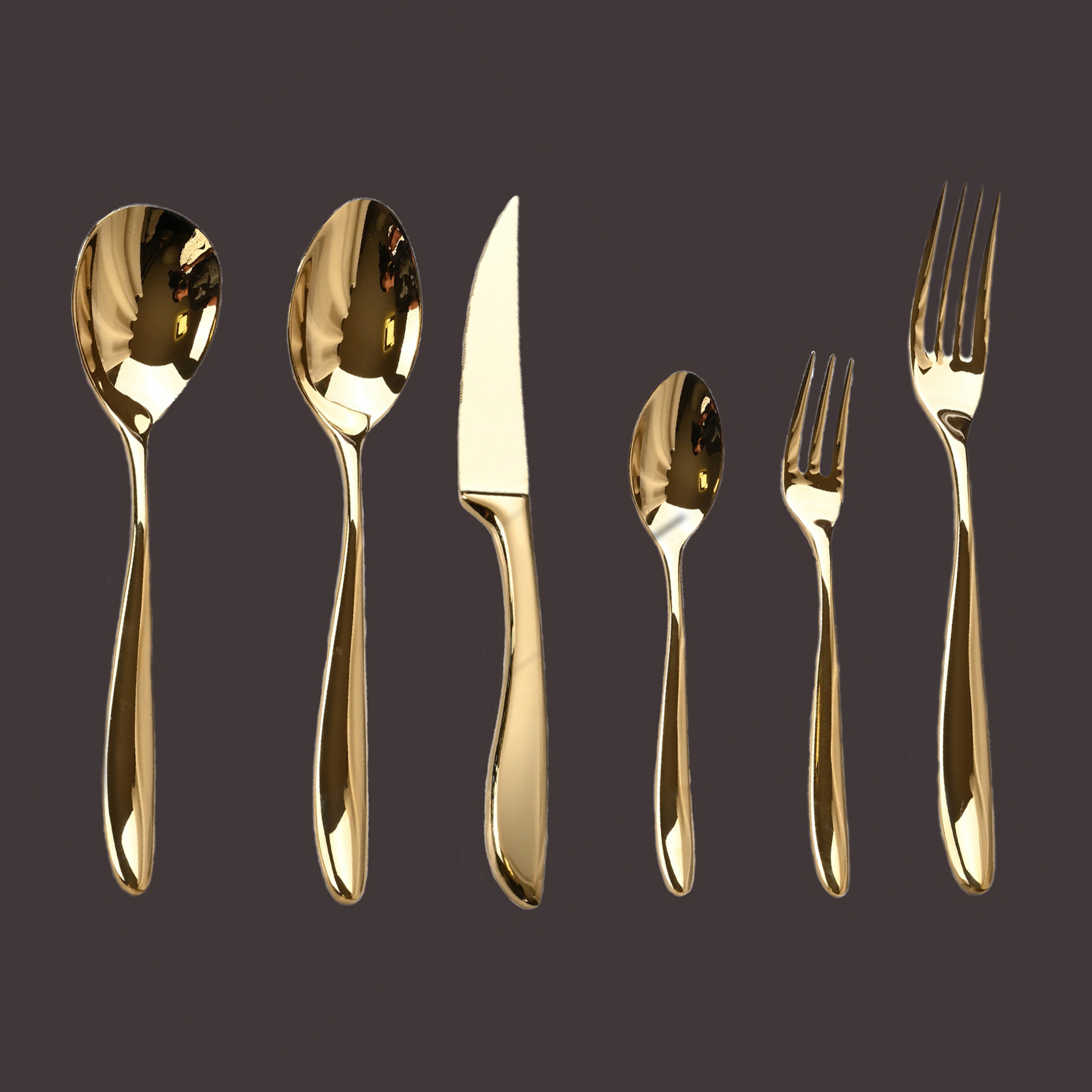 High End Stainless Steel Cutlery Set, Creative Restaurant And Hotel Tableware, Steak Knife, Fork And Spoon Set silver